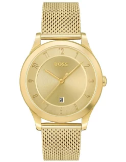 Brand new ⭐ Hugo Boss Purity Gold Stainless Steel Qtz ⌚ Watch 1513982 ✨