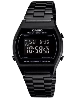 Budget 🎉 Casio B640WB 1B Black Stainless Steel Digital ⌚ Watch 🤩