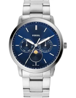 Coupon ❤️ Fossil Neutra Minimalist Silver Tone Analogue ⌚ Watch FS5907 ⌛