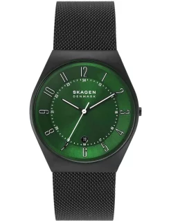Wholesale 👏 Skagen Grenen Analogue ⌚ Watch In Black 🛒