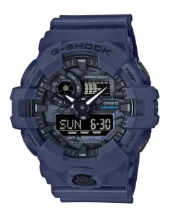New 🌟 G-Shock Camo Dial Utility Series Blue ⌚ Watch Ga700Ca-2A 😍