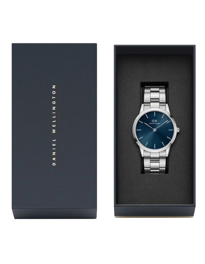 Outlet π Daniel Wellington Iconic Link Arctic 40mm Silver/Blue β Watch DW00100448 π― - Image 6