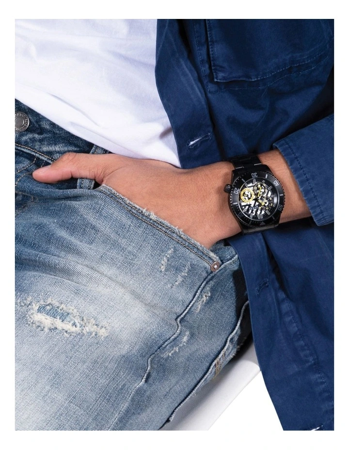 Outlet π€© Guess Axle GW0488G3 Stainless Steel β Watch In Black π₯° - Image 6