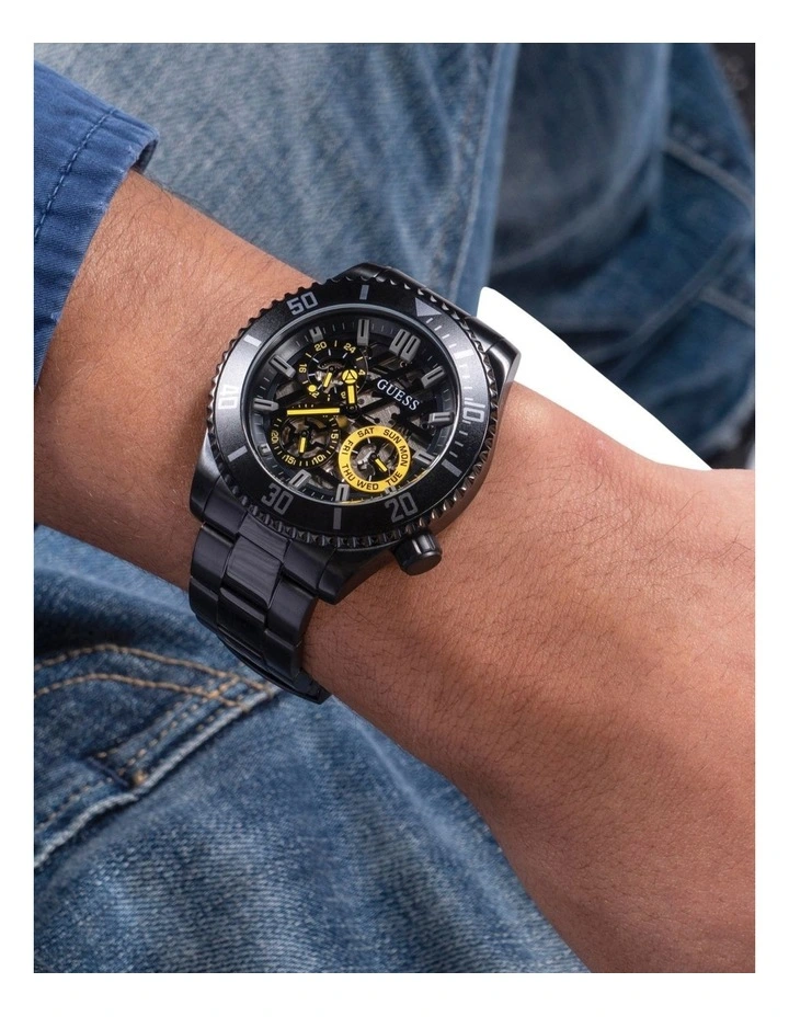 Outlet π€© Guess Axle GW0488G3 Stainless Steel β Watch In Black π₯° - Image 7