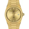 Brand new 🔥 Tissot PRX 35mm T1372103302100 ⌚ Watch In Yellow Gold 🔔