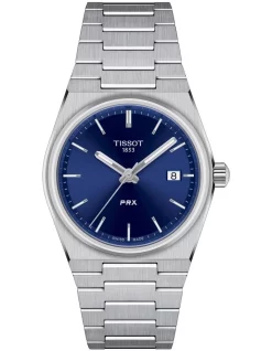 Cheap 🧨 Tissot PRX 35mm T1372101104100 ⌚ Watch In Blue 🥰