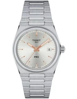 Top 10 🎉 Tissot PRX 35mm T1372101103100 ⌚ Watch In Silver 🔔