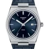Best reviews of ⌛ Tissot PRX T1374101604100 ⌚ Watch In Blue Leather 🌟