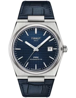 Best deal β Tissot PRX Powermatic 80 T1374071604100 Automatic β Watch In Blue Leather π
