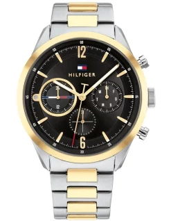 Buy 🤩 Tommy Hilfiger Matthew Stainless Steel Gent'S ⌚ Watch In Two Tone 👍