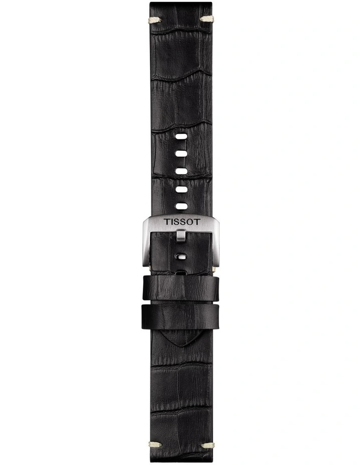 Budget π Tissot Official Leather 22mm β Watch Strap In Black π₯