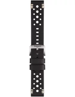 Budget 🔥 Tissot Official Leather 22mm ⌚ Watch Strap In Black 👍