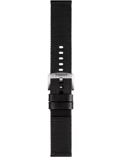 Buy 🔔 Tissot Official Textile 22mm ⌚ Watch Strap In Black 🤩