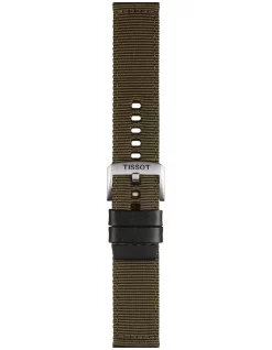 Coupon 🎉 Tissot Official Fabric 22mm ⌚ Watch Strap In Khaki 🥰