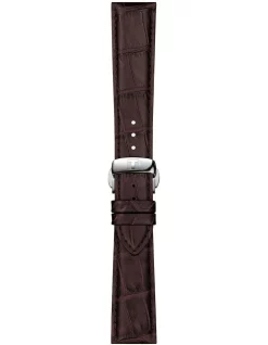Wholesale 🔥 Tissot Official Leather 21mm ⌚ Watch Strap In Brown ✔️
