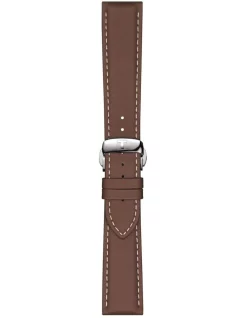 Best deal ✔️ Tissot Official Leather 21mm ⌚ Watch Strap In Brown 🔥
