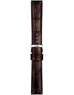 Discount 🎉 Tissot Official Leather 20mm ⌚ Watch Strap In Brown ⭐