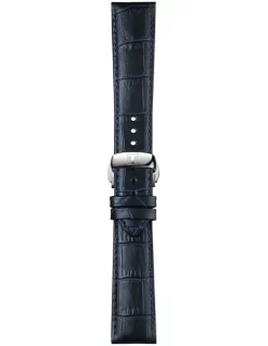 Wholesale 👏 Tissot Official Leather 21mm ⌚ Watch Strap In Blue 🌟