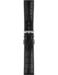 Flash Sale 🔥 Tissot Official Leather 22mm ⌚ Watch Strap In Black ⌛