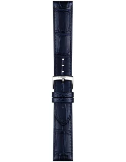 Buy ❤️ Tissot Official Leather 20mm ⌚ Watch Strap In Blue 🤩