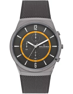Best Sale 💯 Skagen Melbye Charcoal Chronograph ⌚ Watch SKW6804 🥰