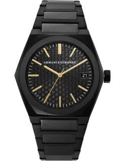 Best reviews of 🌟 Armani Exchange Geraldo Black Analogue ⌚ Watch AX2812 👏
