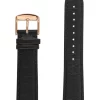 Promo 🎉 La Enviro Pineapple Leather Black Rose Gold 20mm ⌚ Watch Strap 💯