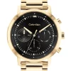 Deals ✨ Calvin Klein Gauge Ionic Gold Plated ⌚ Watch 25200065 ⭐