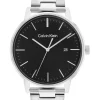 Best Sale 🎁 Calvin Klein Linked Bracelet For Him Silver Stainless Steel ⌚ Watch 25200053 ✔️