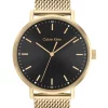 Top 10 🤩 Calvin Klein Modern Mesh Ionic Gold Plated ⌚ Watch 25200049 🧨