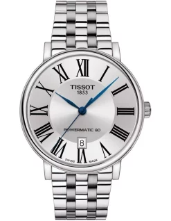 Best Pirce 🎁 Tissot Carson Premium Powermatic 80 T1224071103300 Automatic ⌚ Watch In Silver 😉