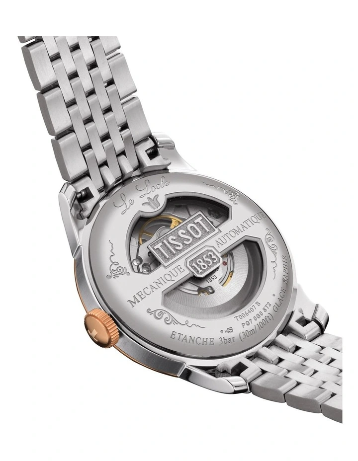 Hot Sale π₯ Tissot Le Locle Powermatic 80 Open Heart T0064072203302 β Watch In Rose Gold π - Image 5