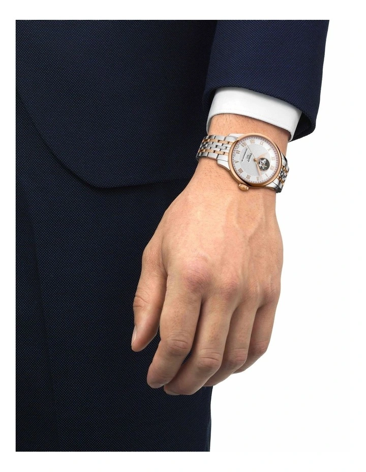 Hot Sale π₯ Tissot Le Locle Powermatic 80 Open Heart T0064072203302 β Watch In Rose Gold π - Image 6