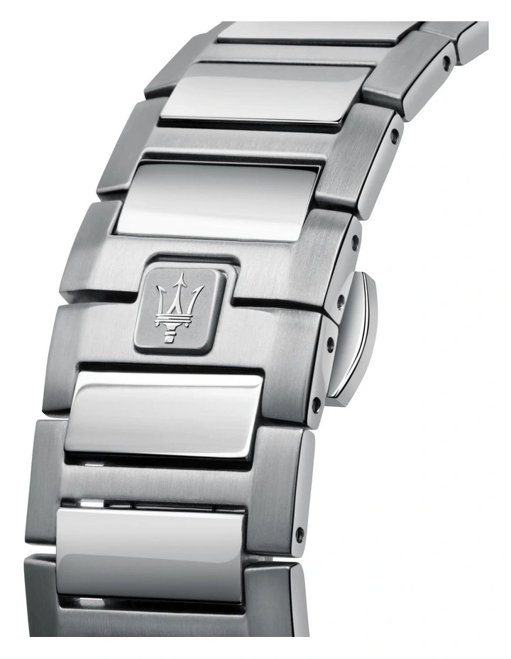 New π Maserati Stile Blue Dial Bracelet Blue Stainless Steel Sport β Watch 𧨠- Image 7