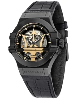 Cheap 🌟 Maserati R8821108036 Potenza Black ⌚ Watch 💯