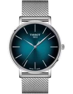 Cheap 🎉 Tissot Everytime T1434101109100 ⌚ Watch In Green 🤩