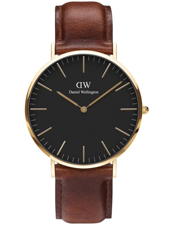 Best Sale β Daniel Wellington Classic 40Mm St Mawes Dial Leather β Watch In Brown π