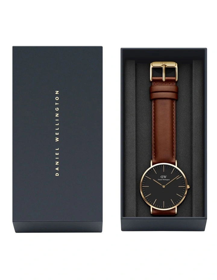 Best Sale β Daniel Wellington Classic 40Mm St Mawes Dial Leather β Watch In Brown π - Image 5