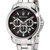 Buy 🔥 Maserati Successo Stainless Steel Chronograph ⌚ Watch R8873621009 In Silver 🥰