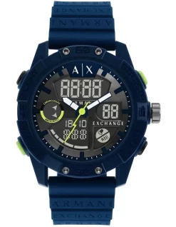 Top 10 😍 Armani Exchange Analogue-Digital ⌚ Watch AX2962 In Blue 🔔