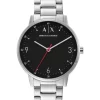 Discount ⭐ Armani Exchange Cayde Silver Tone Analogue ⌚ Watch AX2737 ⭐