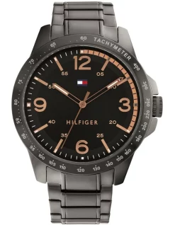 Best reviews of 😉 Tommy Hilfiger Steel Dial 1710473 ⌚ Watch In Dark Grey ⭐