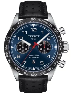 Brand new 👍 Tissot PRS 516 Automatic Chronograph ⌚ Watch In Blue 😉