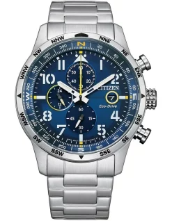 Best Pirce π Citizen Eco-Drive Chronograph Stainless Steel β Watch In Silver π