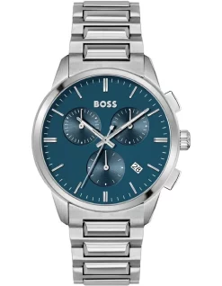 Best deal π Hugo Boss Dapper Men's Qtz Chronograph β Watch 1513927 In Stainless Steel π