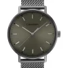 Best deal ✨ Calvin Klein Modern Mesh Ionic Plated Grey Steel ⌚ Watch 25200048 ❤️