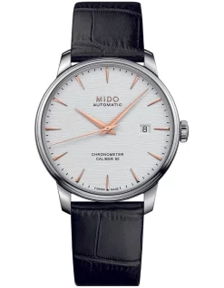 Promo 😀 Mido Baroncelli Chronometer Silicon Gent Automatic ⌚ Watch 👏
