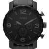 Buy ✨ Fossil Nate Black Chronograph ⌚ Watch 🎁