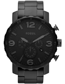 Buy ✨ Fossil Nate Black Chronograph ⌚ Watch 🎁
