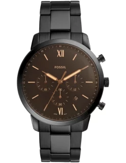 Cheapest ⭐ Fossil Neutra Black Chronograph ⌚ Watch FS5525 🌟